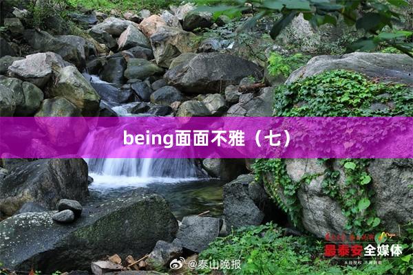 being面面不雅（七）